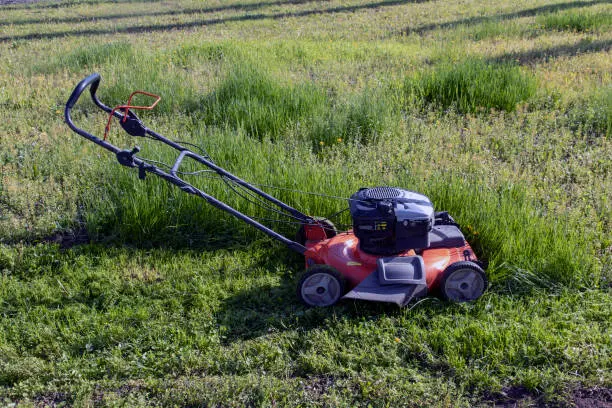 Can you mow wet grass Erie, PA